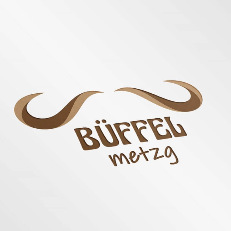 Büffel logo design