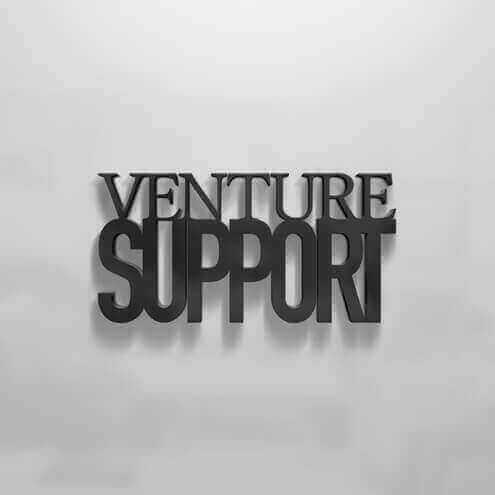 Venture Support logo design