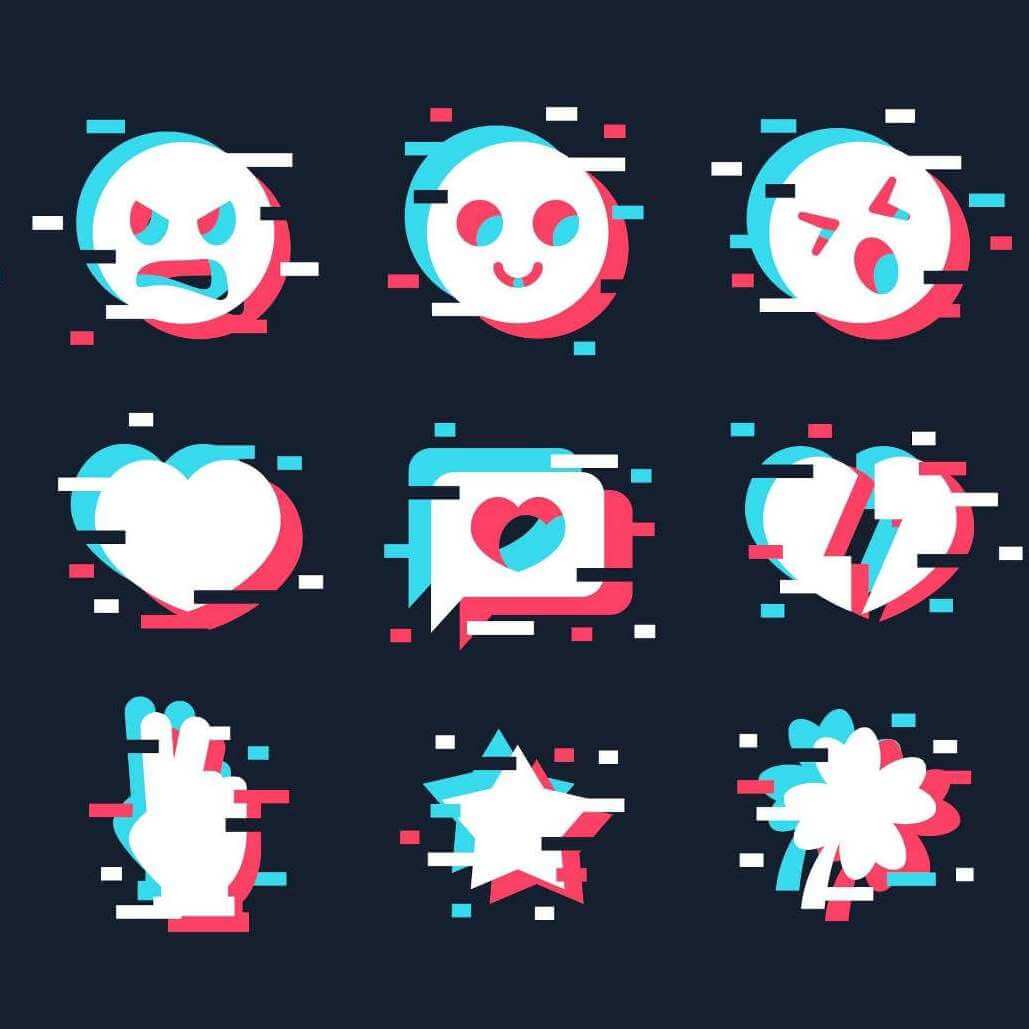 Glitch emojis