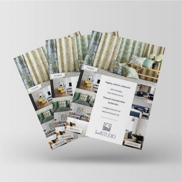Textil Studio szorolap design