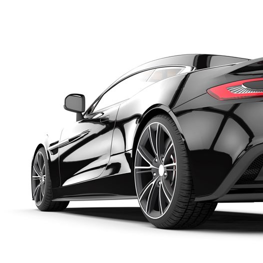 Black sport car - Car logo renewal