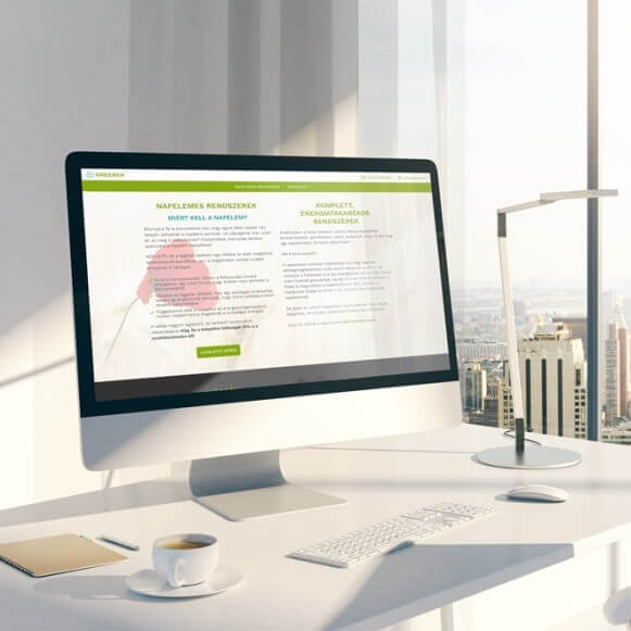 Greener.hu honlap és webdesign