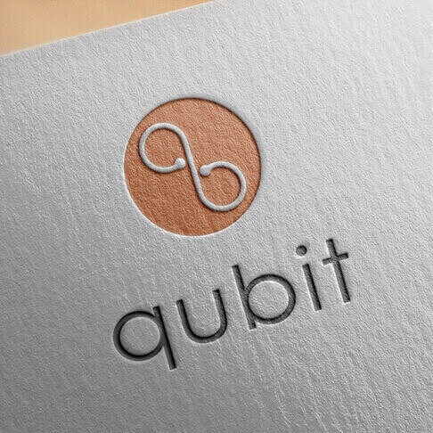 Qubit logó tervezés
