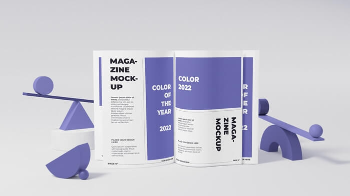 Very Peri Pantone color in Graphic Design